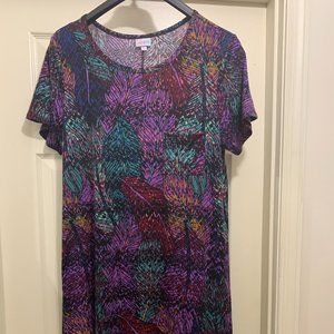 LuLaRoe Carly Swing Dress XL with pocket